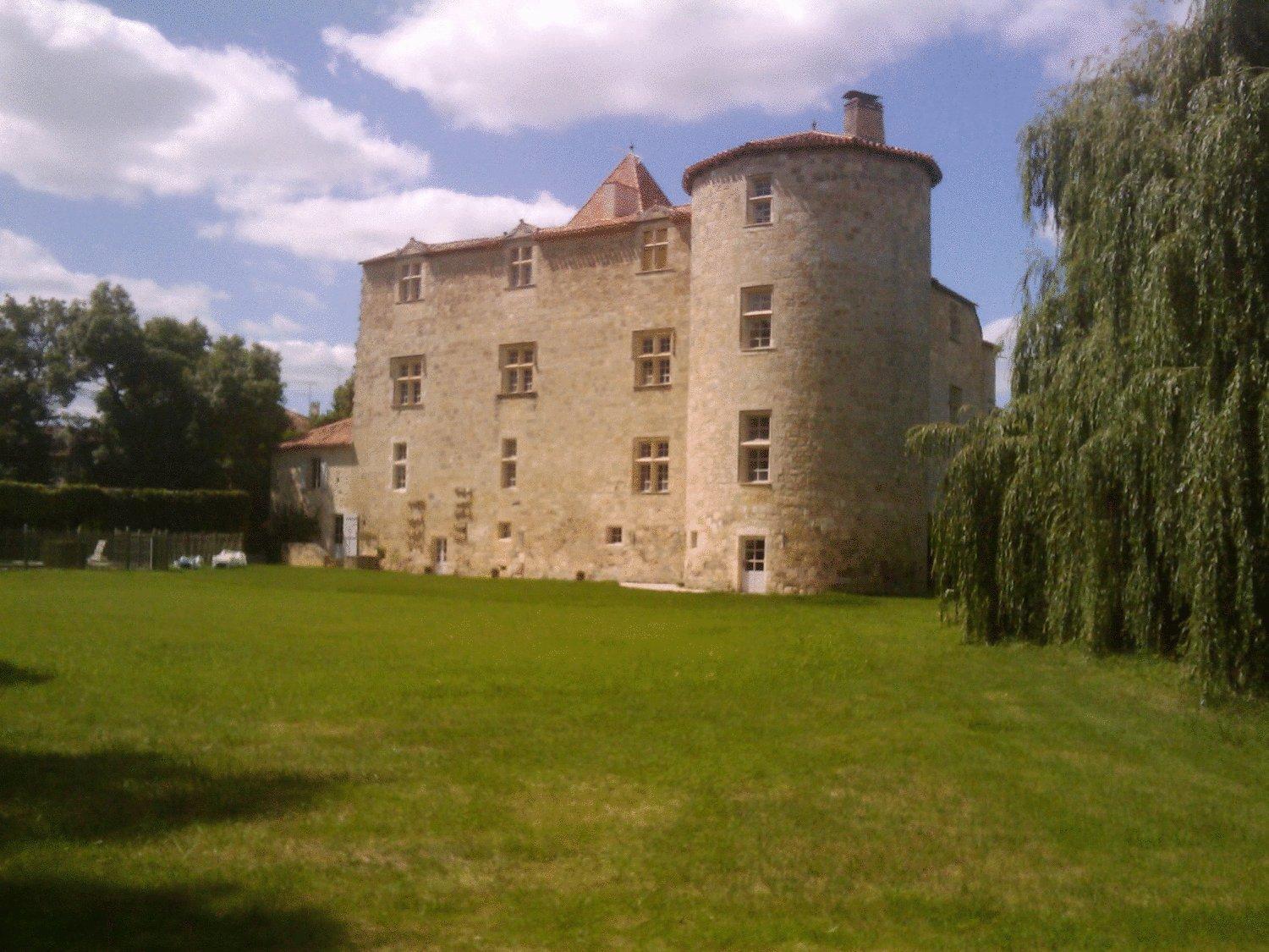 Chateau De Fources Bed and Breakfast Exterior foto